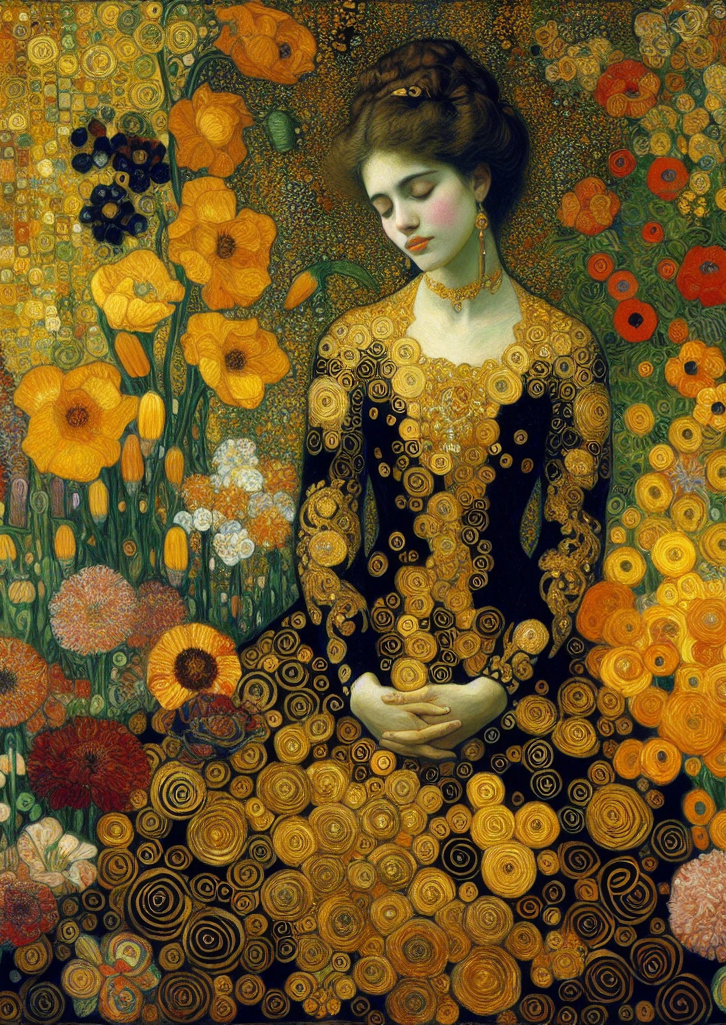 Gebadet in Gold – Decoupagepapier von Mint by Michelle