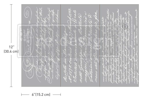 Redesign Decor Transfers® – Secret Letter II