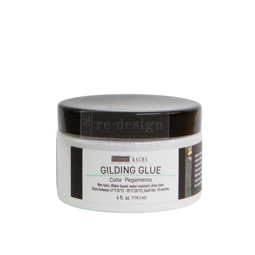 Kacha Gilding Glue 120ml – pegamento para pan de oro de imitación y Metal Flakes de Redesign with Prima, base acuosa y resistente al agua