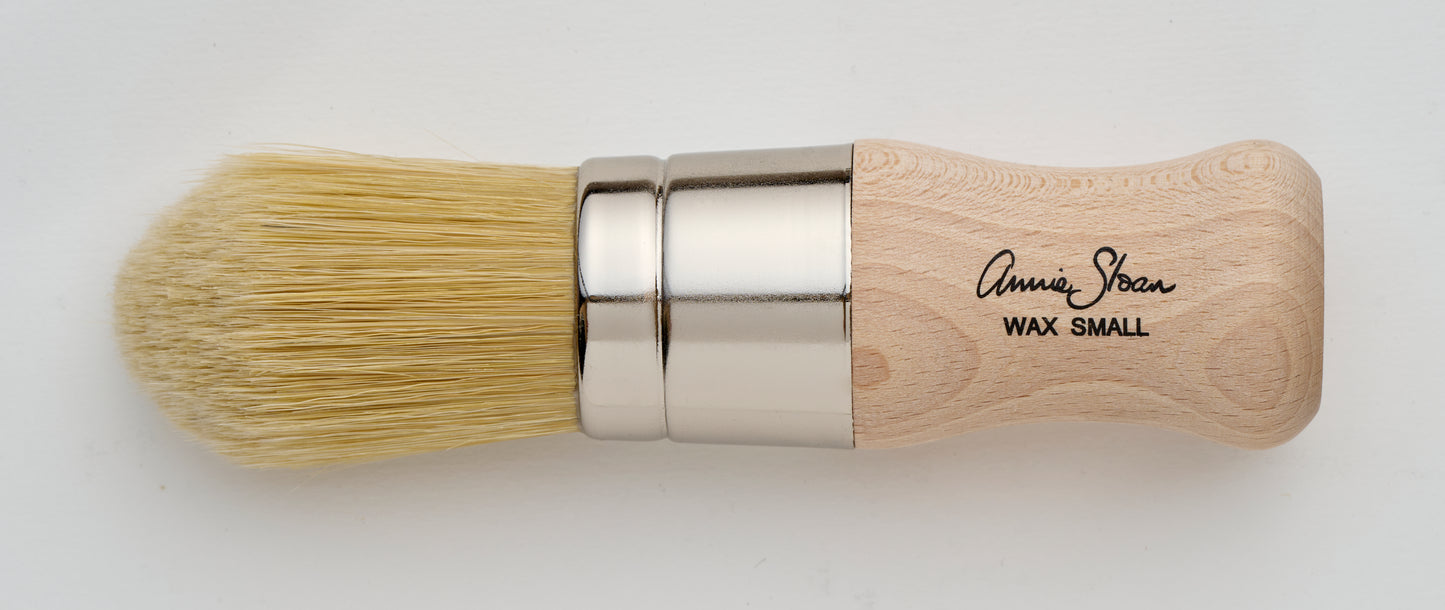 Brocha para Cera Annie Sloan 2024 con fibras veganas sintéticas - herramienta profesional sostenible para aplicación de Chalk Paint Wax