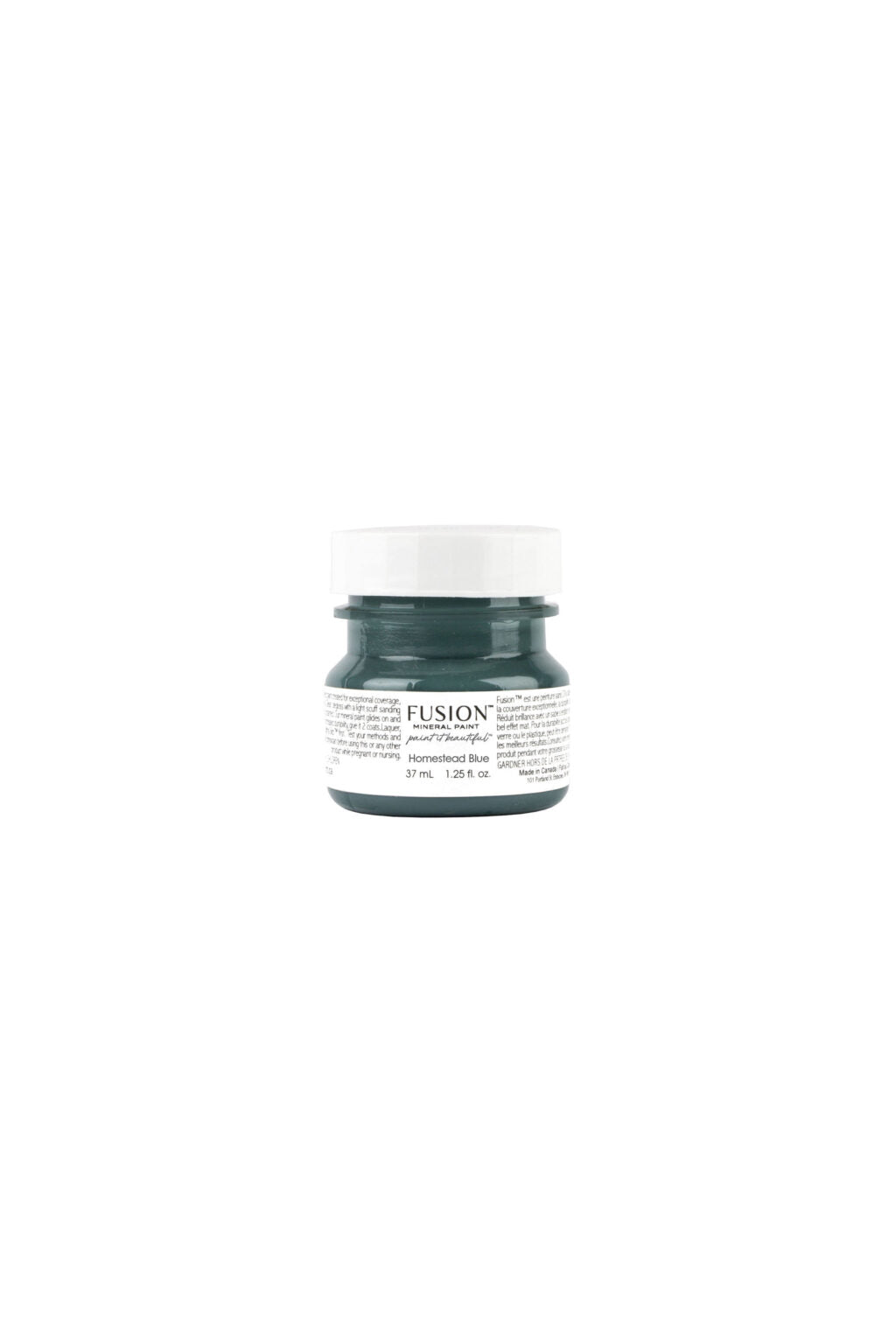 Muestra tester Homestead Blue azul complejo Fusion Mineral Paint 37ml