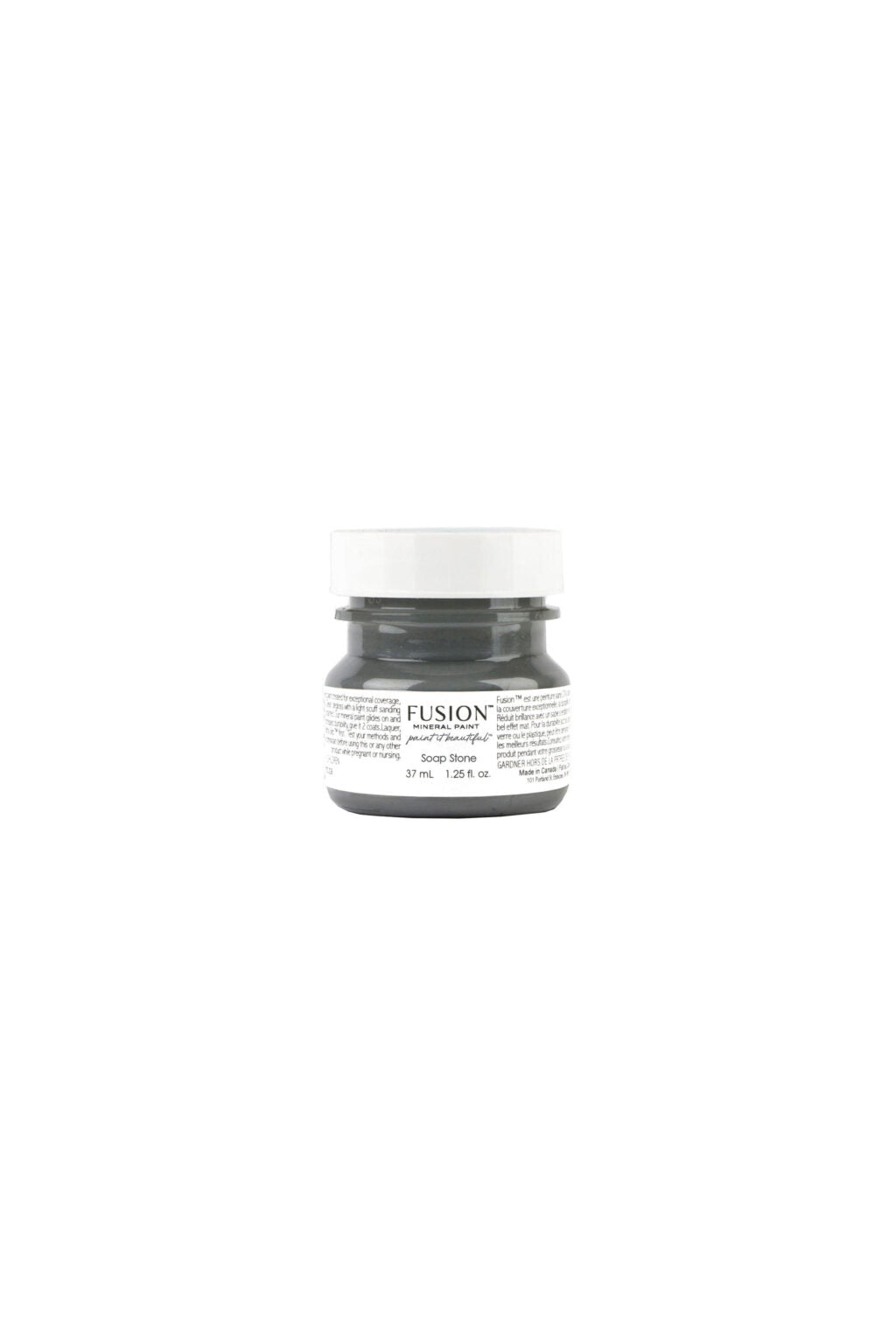 Muestra tester Soap Stone gris profundo Fusion Mineral Paint 37ml