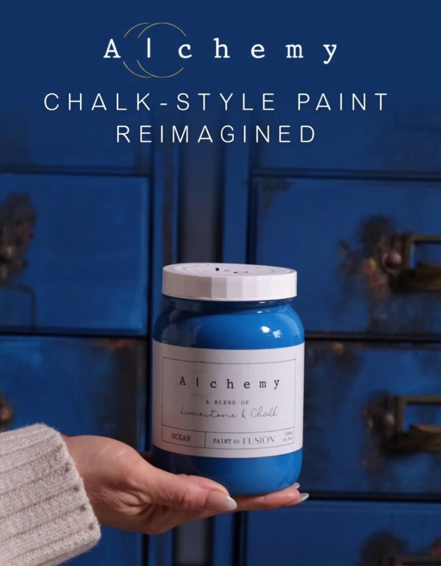 Ya está aquí Alchemy by Fusion Mineral Paint — la nueva pintura a la tiza y caliza que lo cambia todo