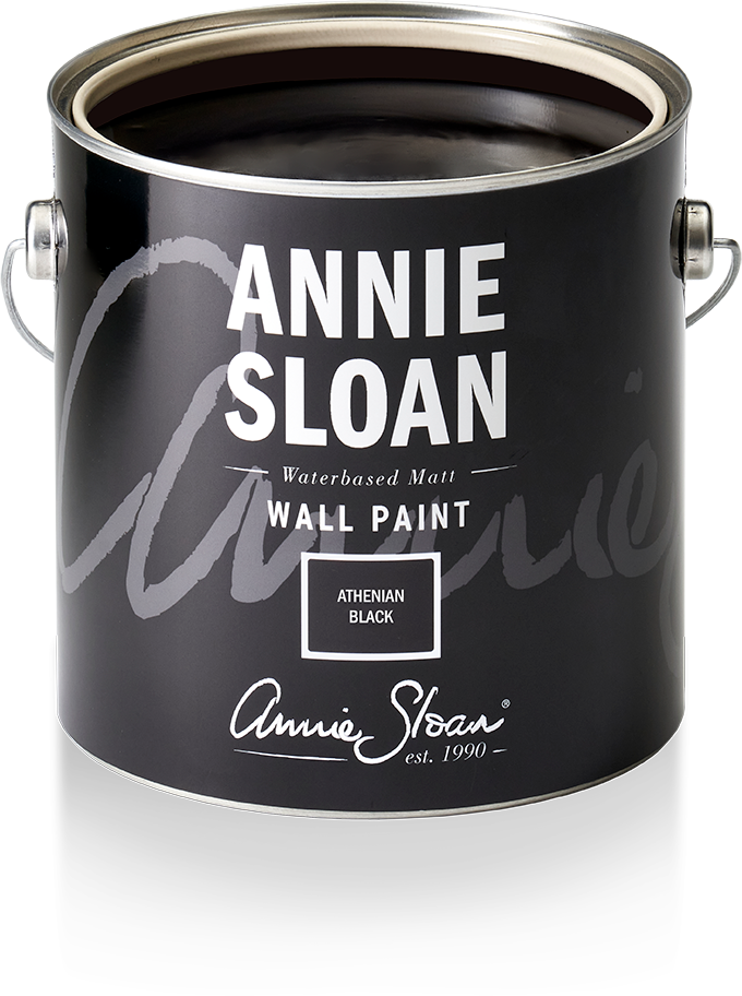Lata de 2,5 litros de Wall Paint Athenian Black de Annie Sloan