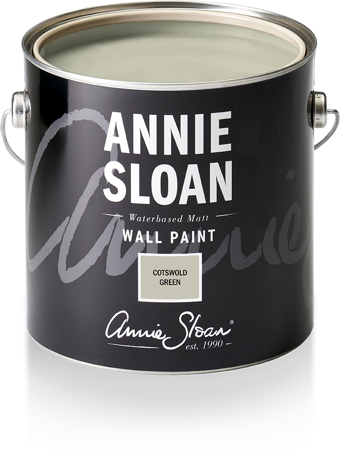 Lata de 2,5 litros de Wall Paint Cotswold Green de Annie Sloan