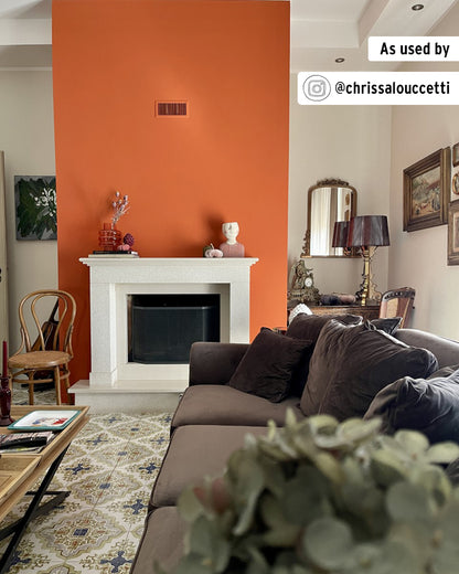 Espacio decorado con Wall Paint Riad Terracotta, foto de cliente