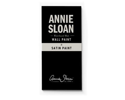 Carta de colores Wall Paint y Satin Paint de Annie Sloan, muestra de tonos