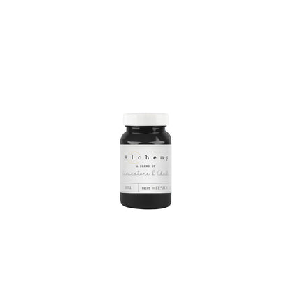 Bote Alchemy by Fusion Onyx 120ml, pintura a la tiza negro puro y equilibrado, mezcla de limestone y chalk para muebles