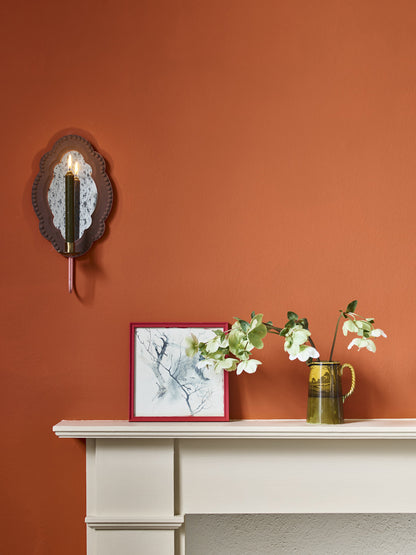 Pared pintada en Riad Terracotta con Wall Paint de Annie Sloan