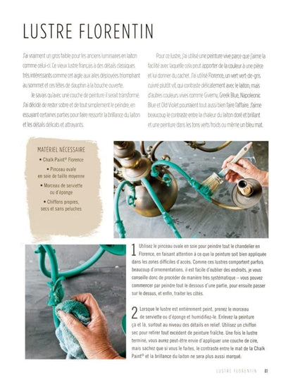 Página interior 81 del libro Annie Sloan Paints Everything, edición francesa