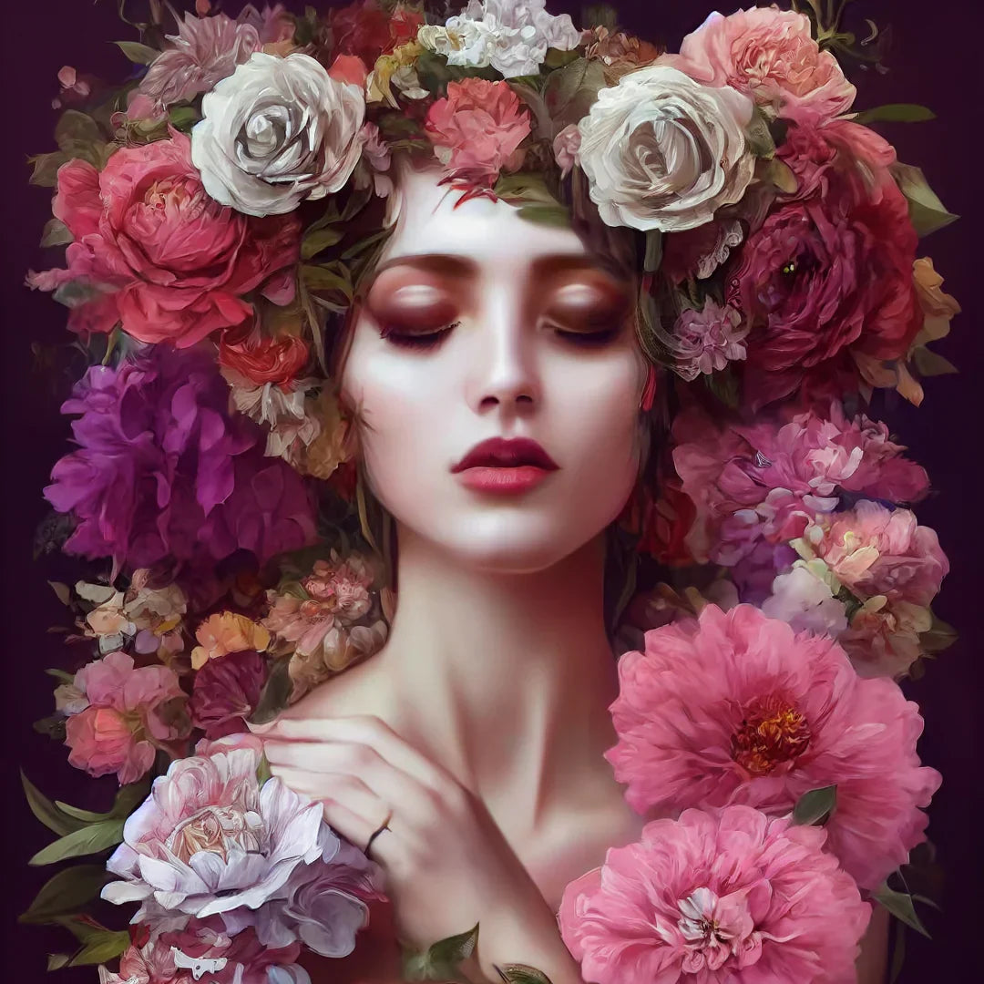 Baroque Flowers- Mint by Michelle decoupage paper