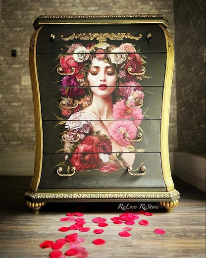 Baroque Flowers- Mint by Michelle decoupage paper