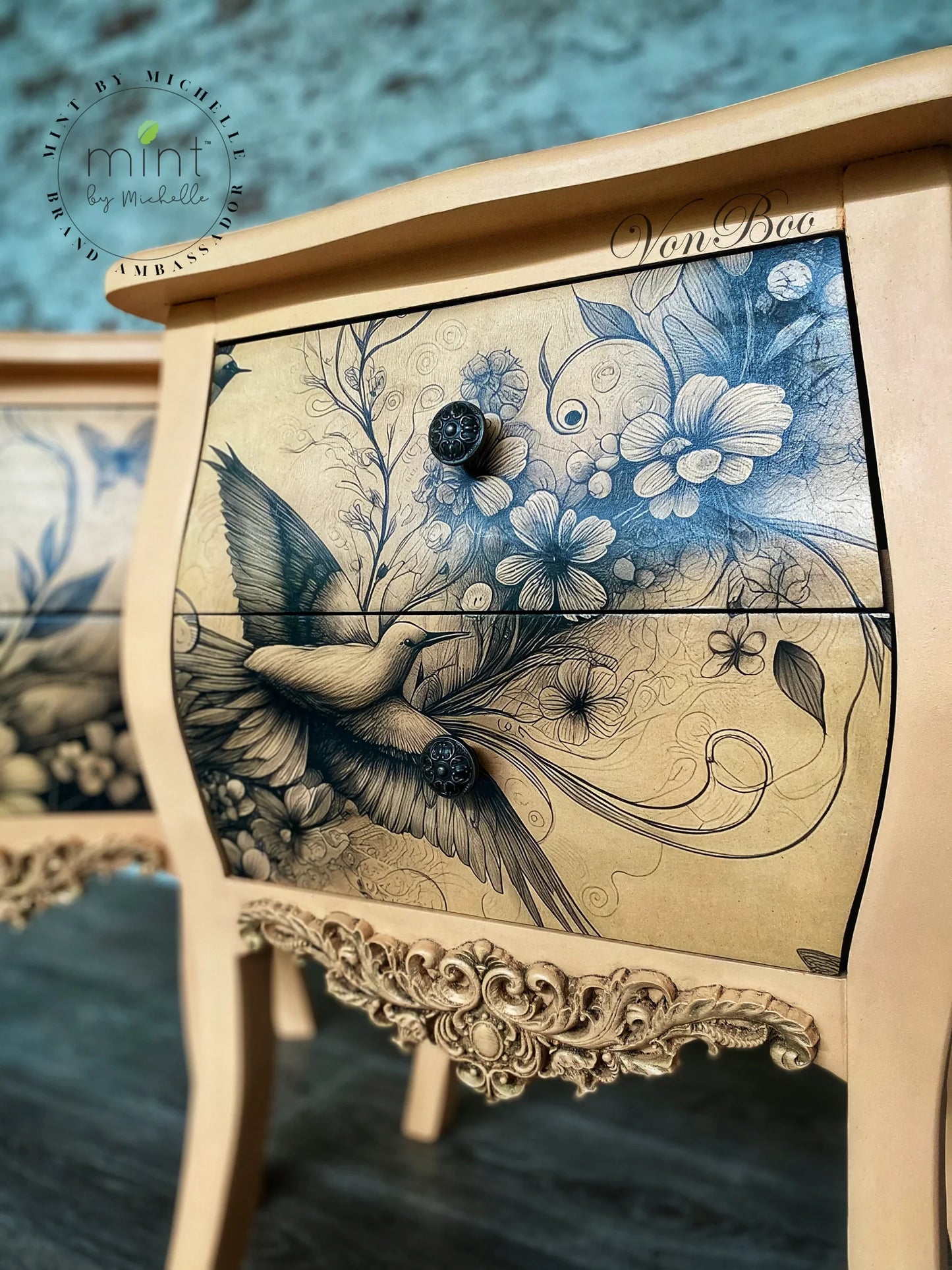 Botanik in Schwarz-Weiß – Decoupagepapier von Mint by Michelle