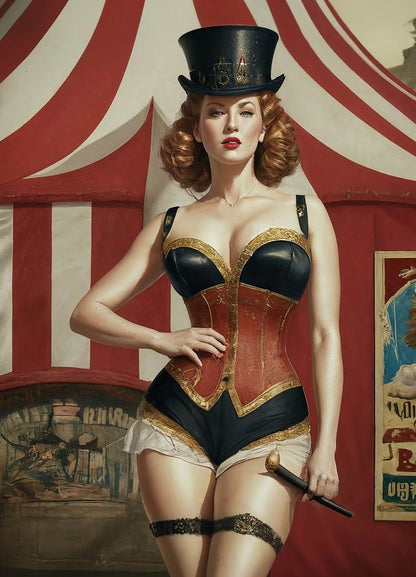 Karnevalskönigin – Mint by Michelle Decoupage-Papier