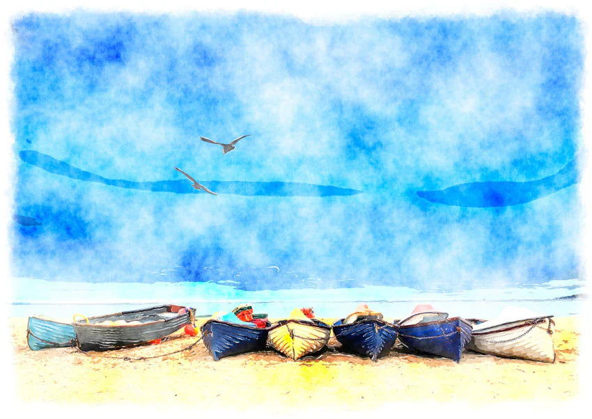 Coastal Blue - Mint by Michelle decoupage paper