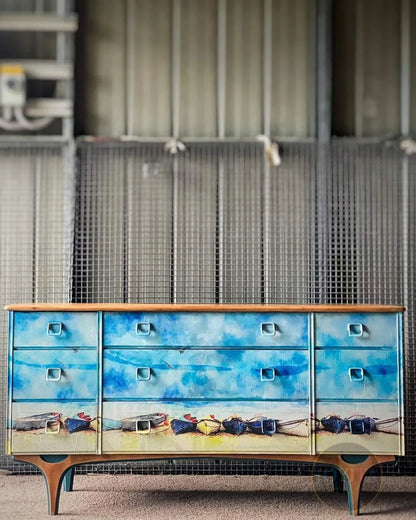 Coastal Blue - Mint by Michelle decoupage paper