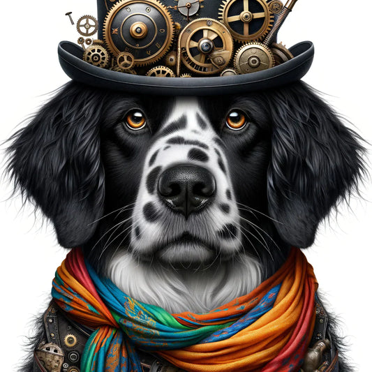 Diego Dog - Mint by Michelle Decoupage-Papier