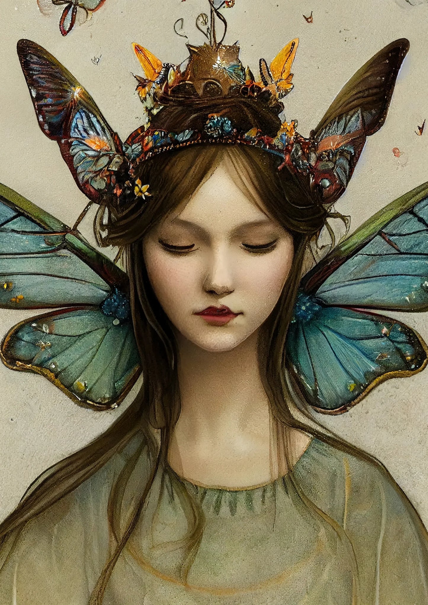 Feenprinzessin – Mint by Michelle Decoupage-Papier