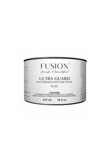Barniz Fusion Ultra Guard Flat 437ml - barniz mate especial para pinturas oscuras sin nubosidad con acabado profesional