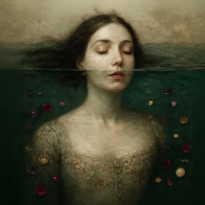 Head Above Water – Mint by Michelle Decoupage-Papier