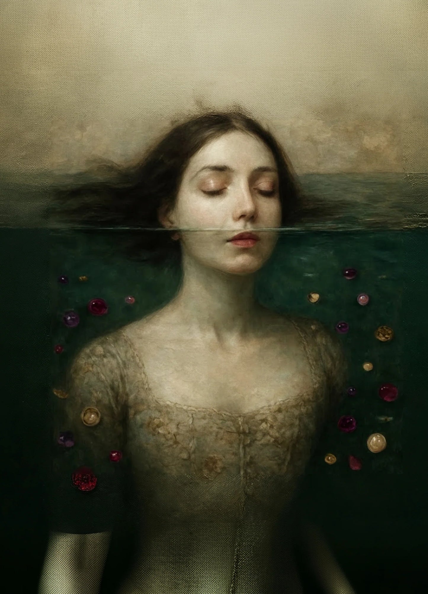 Head Above Water – Mint by Michelle Decoupage-Papier