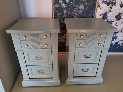 AGOTADO! Mid-Century Modern Laurel Green Nightstands – Restored & Eco-Friendly | Mesitas de Noche Verde Laurel Estilo MCD – Restauradas  Eco-Friendly