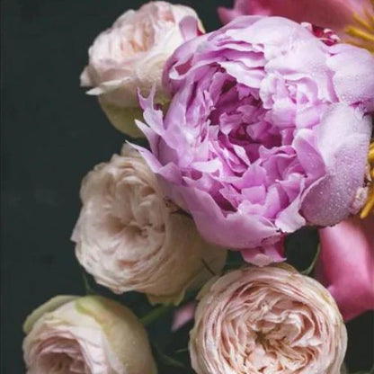 Moody Florals II - Mint by Michelle Decoupage-Papier