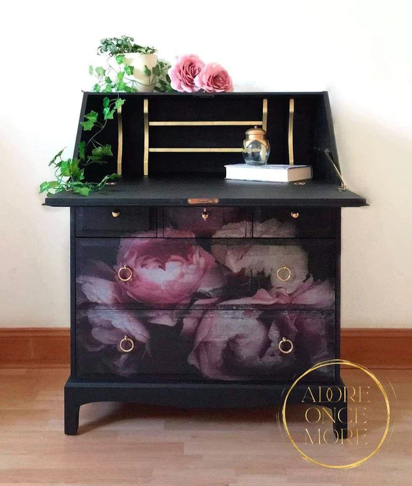 Moody Florals - Mint by Michelle Decoupage-Papier