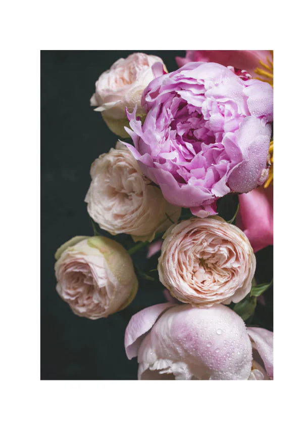 Moody Florals II - Mint by Michelle Decoupage-Papier