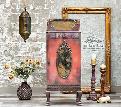 Moody Florals II - Mint by Michelle Decoupage-Papier