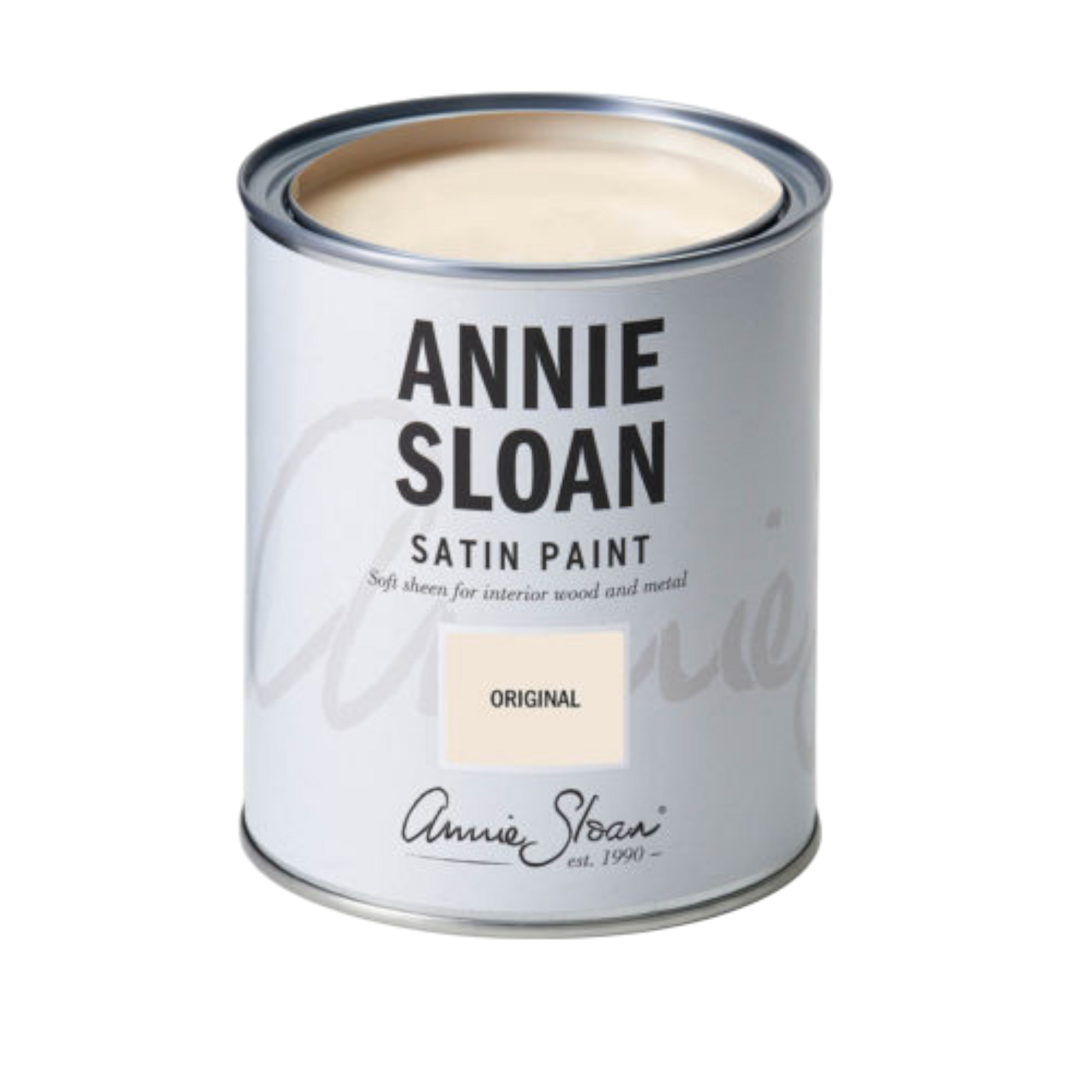 Original Satin Paint Annie Sloan 750ml blanco cálido cremoso pintura satinada decorativa