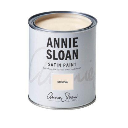 Original Satin Paint Annie Sloan 750ml blanco cálido cremoso pintura satinada decorativa