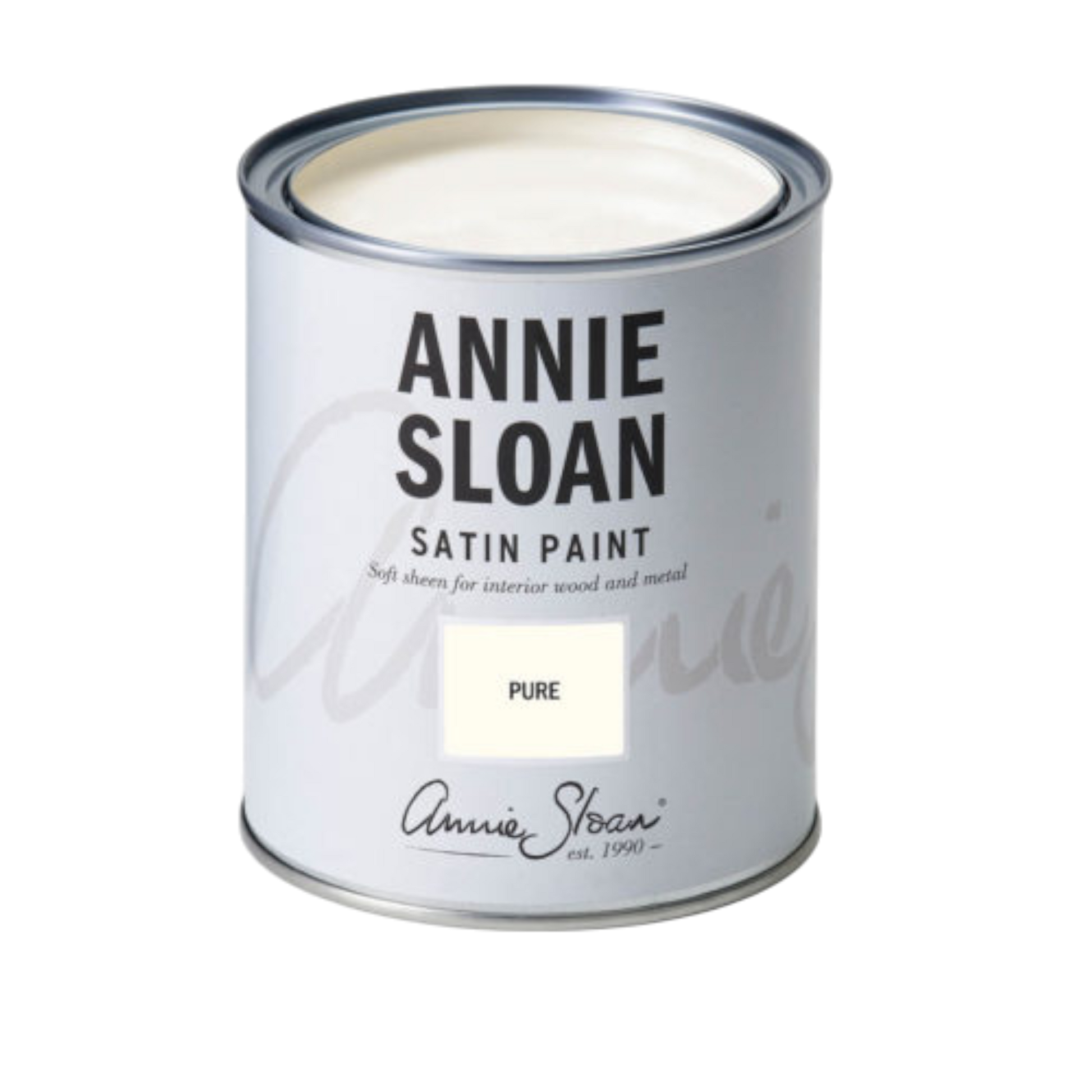 Pure Satin Paint Annie Sloan 750ml blanco puro verdadero pintura satinada decorativa