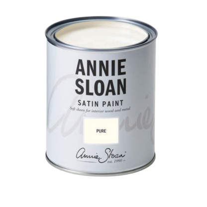 Pure Satin Paint Annie Sloan 750ml blanco puro verdadero pintura satinada decorativa
