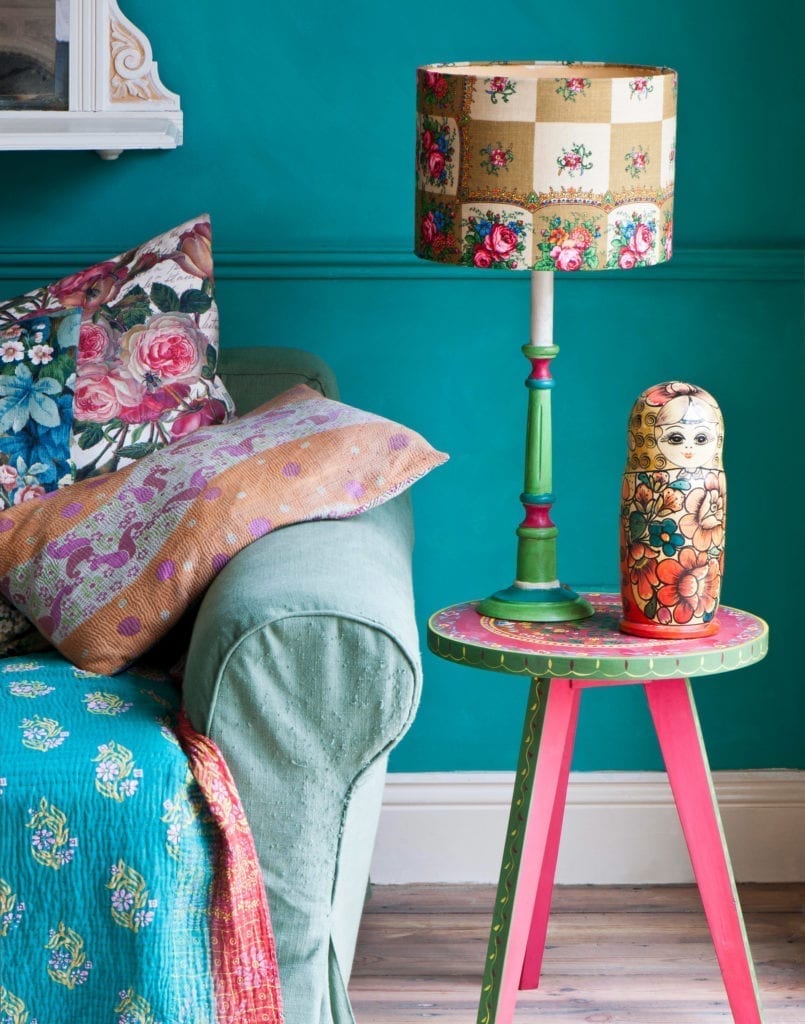 Página interior del libro Room Recipes de Annie Sloan estilo Bohemian - inspiración decoración boho chic publicado por CICO Books