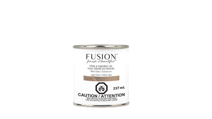 Bote aceite Fusion Stain and Finishing Oil Light Oak - tinte roble claro 3 en 1 para alto tráfico