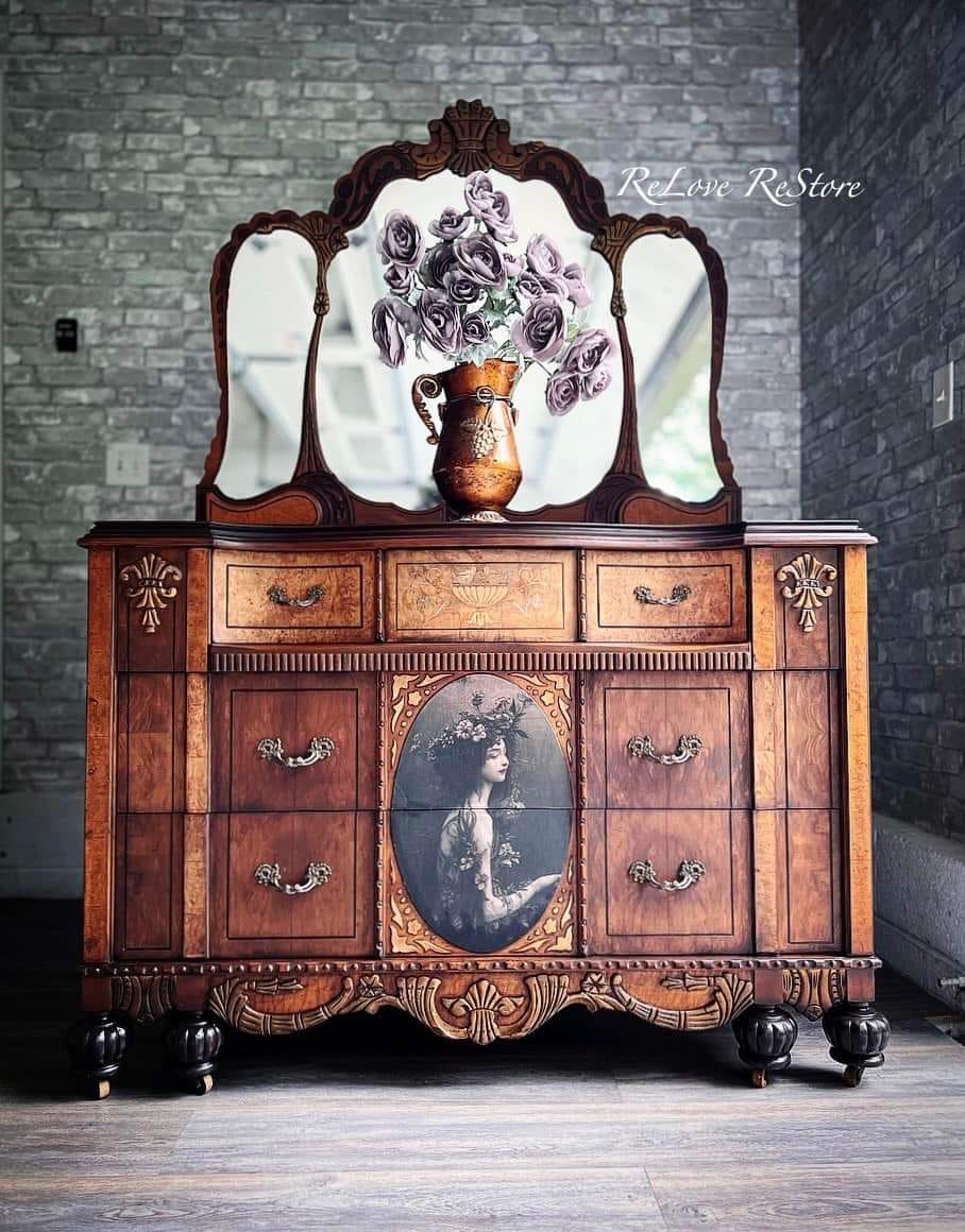 Sirene – Mint von Michelle Decoupage-Papier