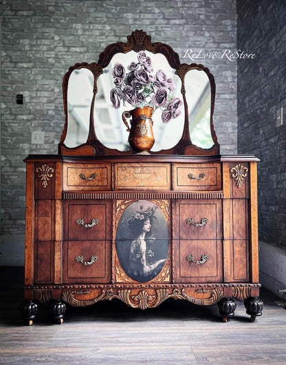 Sirene – Mint von Michelle Decoupage-Papier