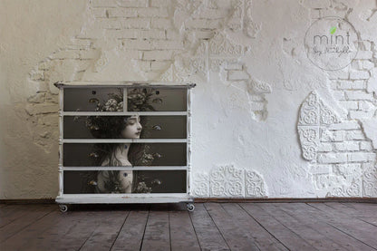 Sirene – Mint von Michelle Decoupage-Papier