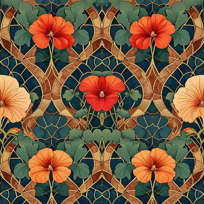 Buntglasblüten – Decoupagepapier von Mint by Michelle