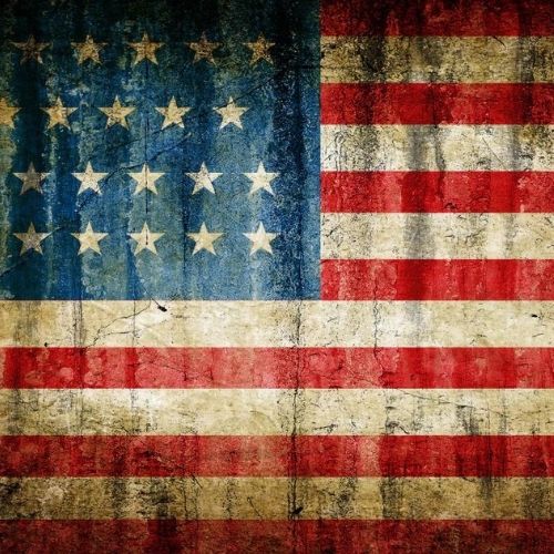 Stars &amp; Stripes - Mint by Michelle Decoupage-Papier