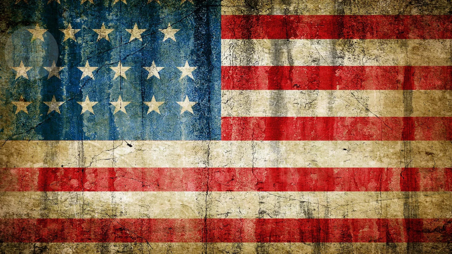 Stars &amp; Stripes - Mint by Michelle Decoupage-Papier