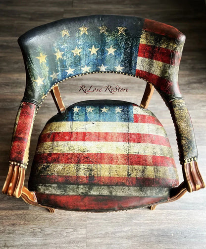 Stars &amp; Stripes - Mint by Michelle Decoupage-Papier