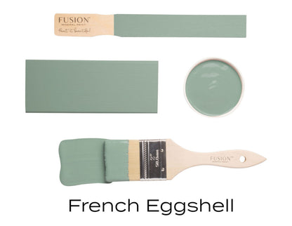 Color French Eggshell azul pálido verdoso sereno Fusion Mineral Paint