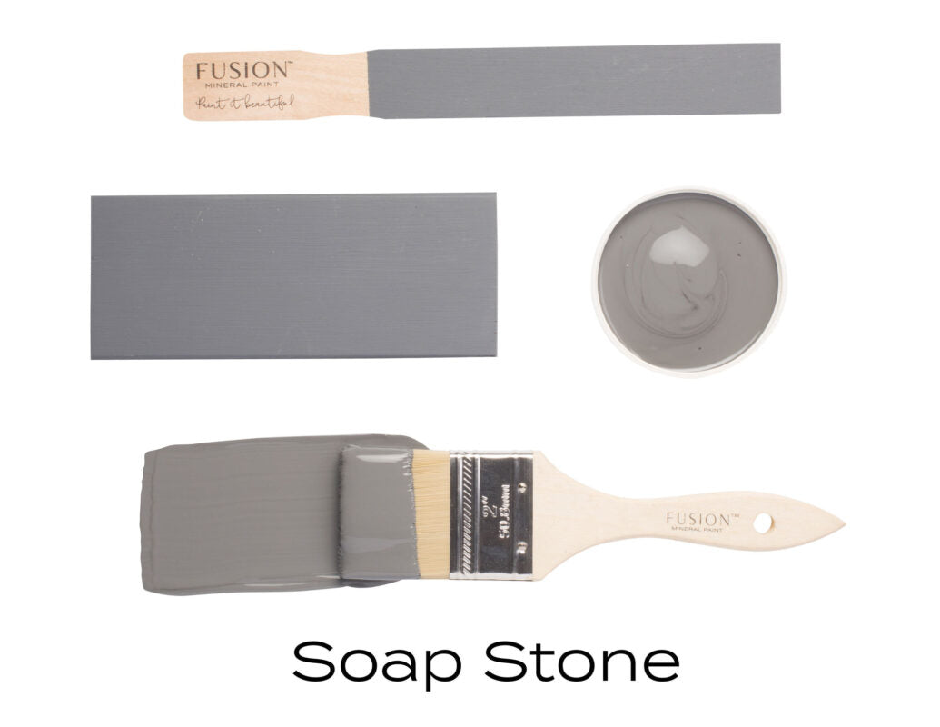 Color Soap Stone gris profundo matices morados Fusion Mineral Paint