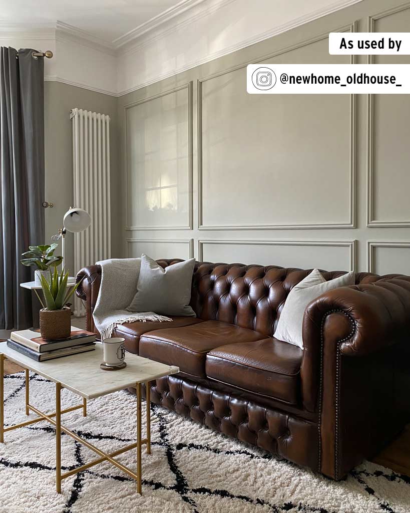 Espacio decorado con Wall Paint Cotswold Green de Annie Sloan