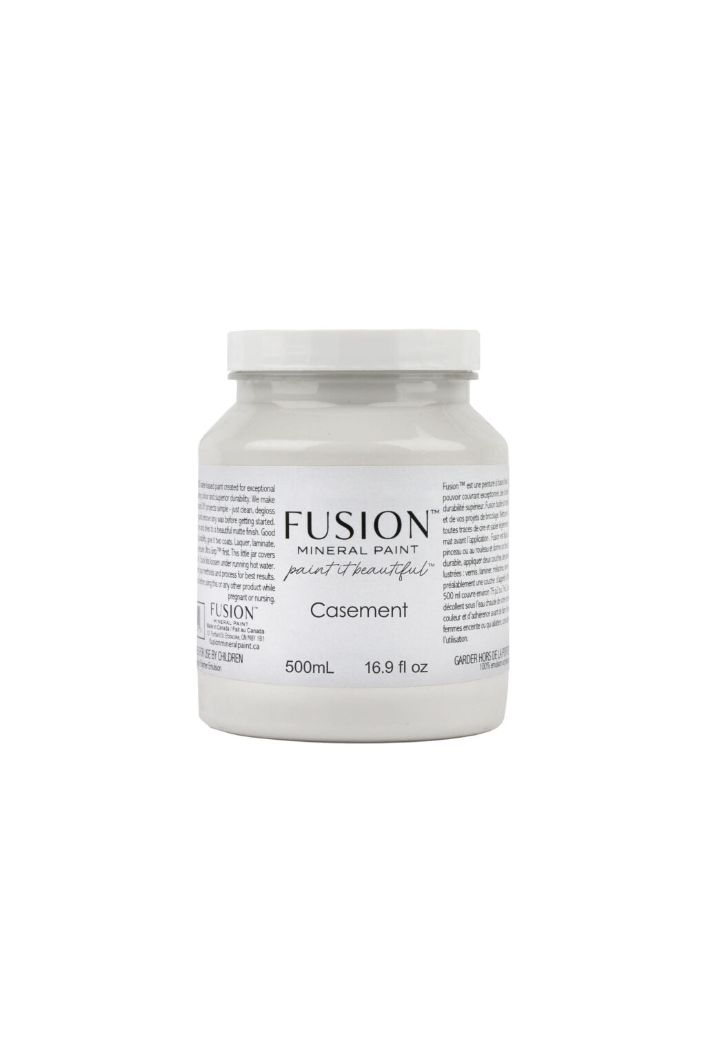 Bote Fusion Mineral Paint Casement blanco cálido 500ml pintura muebles