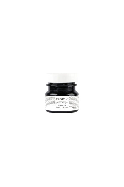 Muestra tester Coal Black negro profundo Fusion Mineral Paint 37ml