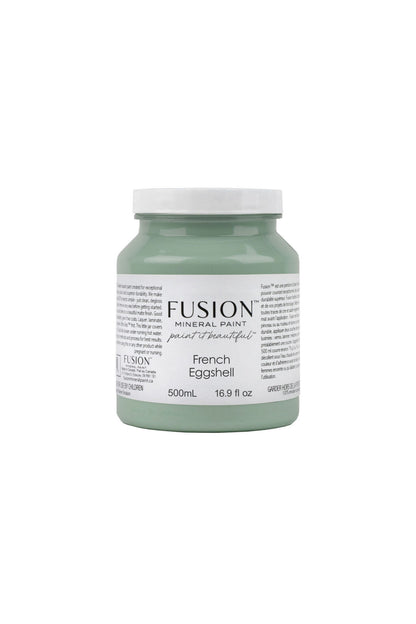 Bote Fusion Mineral Paint French Eggshell azul pálido verdoso 37ml 500ml