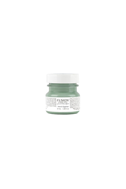 Muestra tester French Eggshell azul pálido verdoso Fusion Mineral Paint 37ml